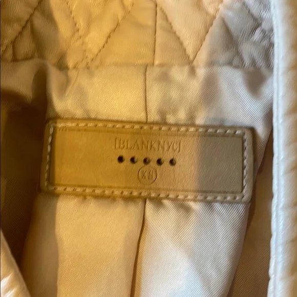 Blank NYC Light Pink Pleather Jacket - Picture 5 of 6